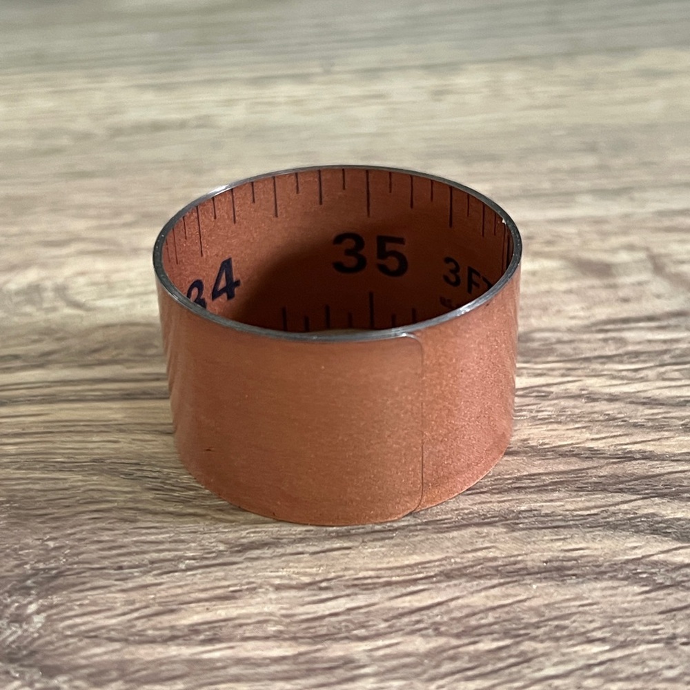 Vintage Metal Dritz Roll Up Yardstick No.792 Made in USA